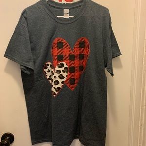 Cheetah hearts T-shirt